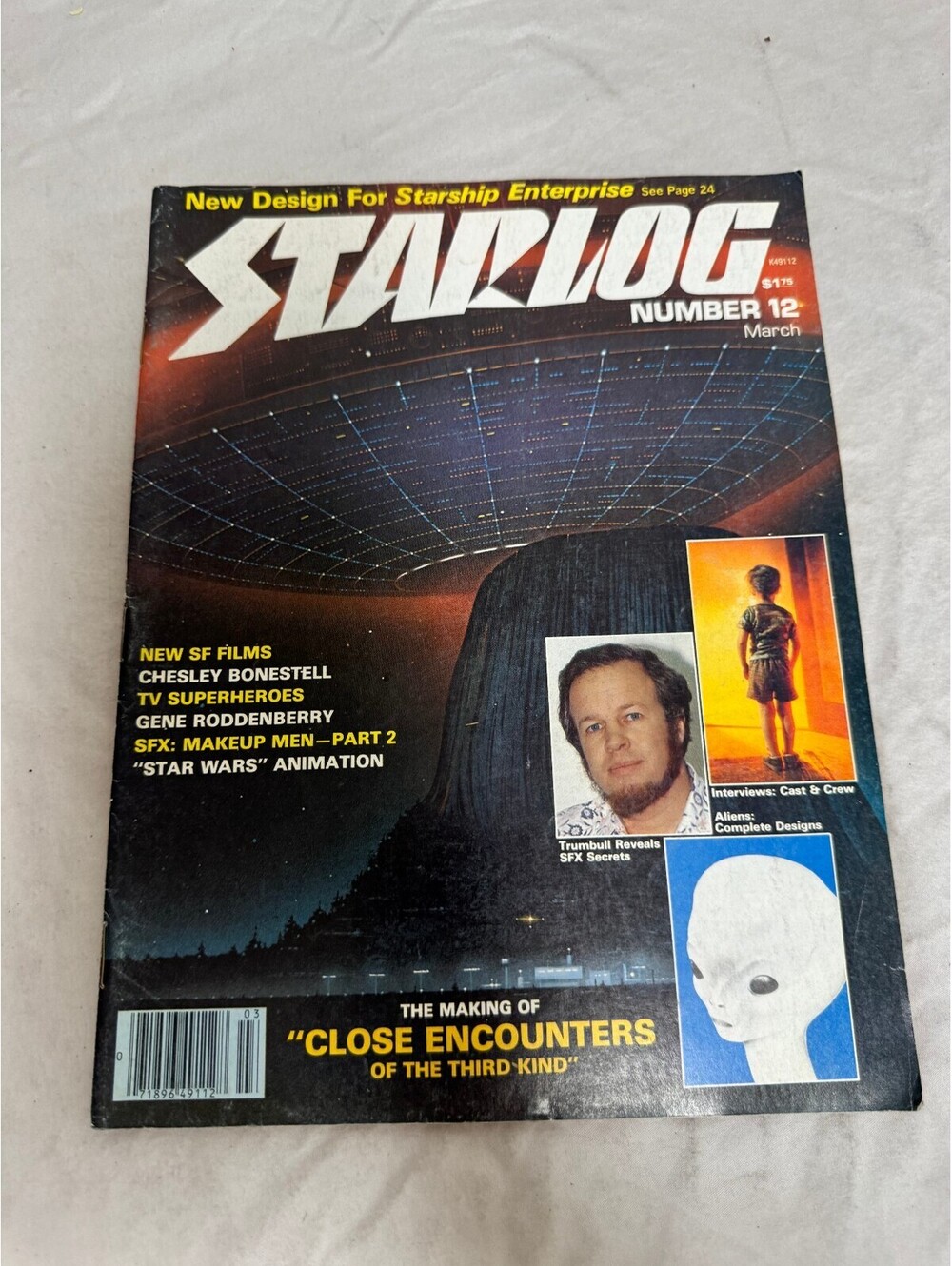Starlog Magazine Number 12 March 1978 Close Encounters Cover
